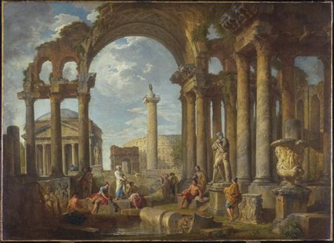 Art Pick of the Week: A Capriccio of Roman Ruins with the Pantheon ...