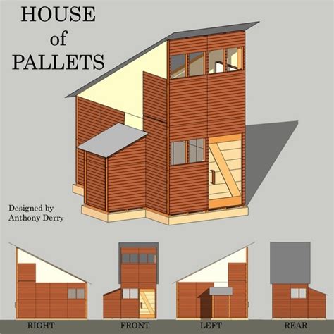 Pallet house plans and ideas – give new life to old wooden pallets