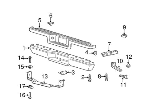 Bumper & Components - Rear for 1999 Ford Ranger | OEPartsQuick