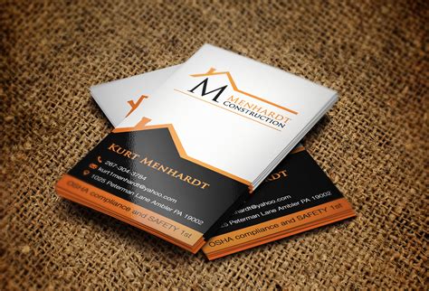 60 Professional Construction Business Card Designs for a Construction ...