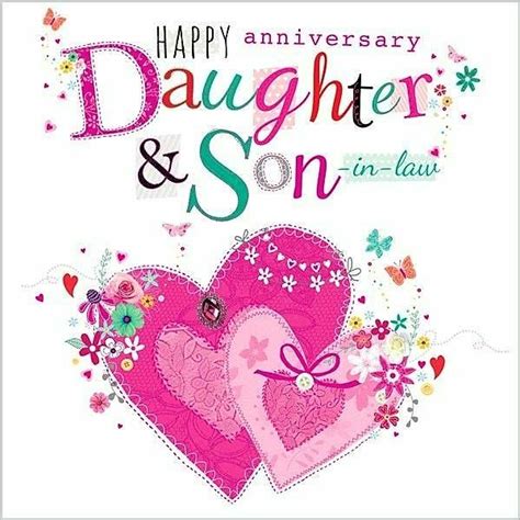 "Happy Anniversary Daughter & Son in law!" | Happy wedding anniversary ...