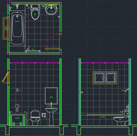 bathroom | | AutoCAD Free CAD Block Symbol And CAD Drawing