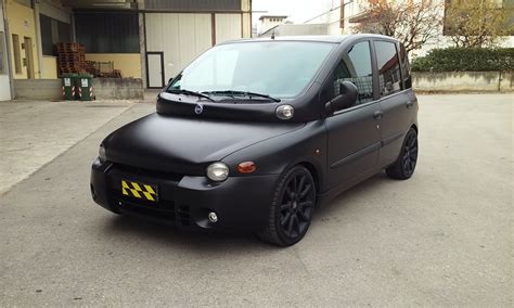 Fiat Multipla tuning nero opaco interior | Coole autos, Autos