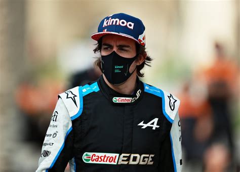 Fernando Alonso in Alpine race suit. Credits: @F1 : formula1