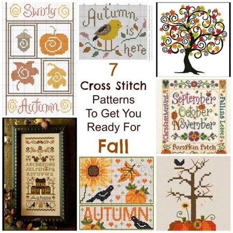 7 Cross Stitch Patterns To Get You Ready For Fall – Needle Work ...