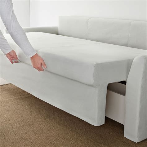 HOLMSUND Sleeper sofa, Orrsta light white-gray - IKEA | Bettsofa ...