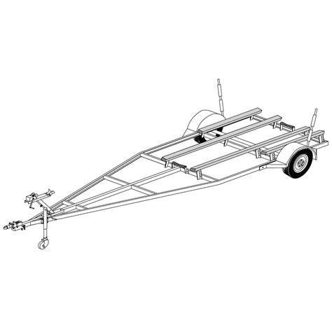 Variable Width And Length Boat Trailer Blueprints - Find Plans And ...