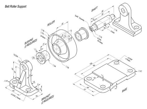 Resultado de imagen para detailed assembly drawing | Ejercicios de ...