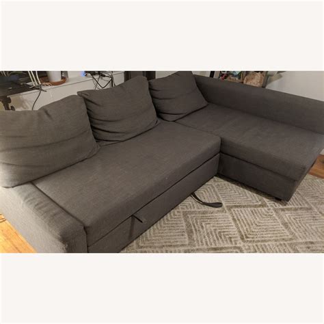 Ikea sofa with sleeper sectional and 3 seat w/ storage - AptDeco