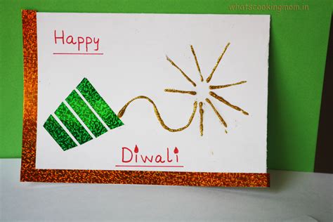 Handmade cards for Diwali - whats cooking mom