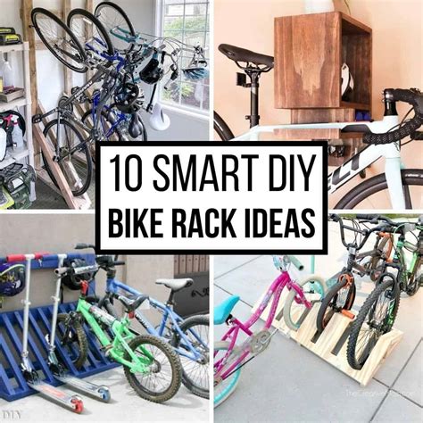 10 Smart DIY Bike Rack Ideas for your Garage - The Handyman's Daughter