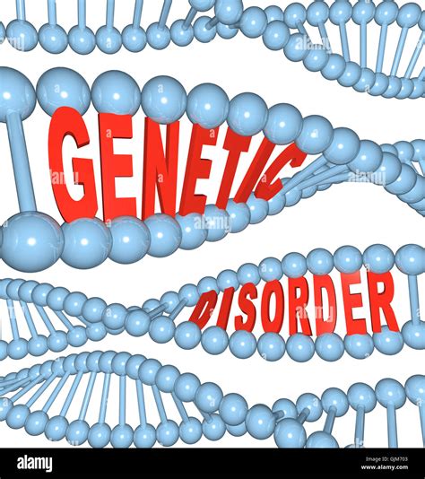 Genetic Disorder - Mutation in DNA Causes Disease Stock Photo ...