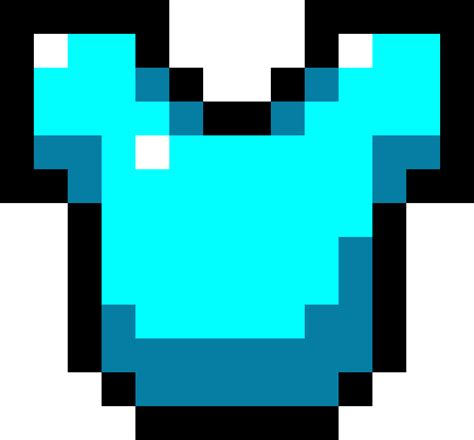 Pixilart - Diamond Chestplate (Minecraft) by Ruff-CTR