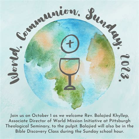 world communion sunday 2023 | Sequoyah Hills Presbyterian Church