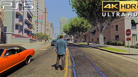 GTA 5 Remastered (PS5) 4K HDR Gameplay Ray Tracing (Free Roam Graphics ...