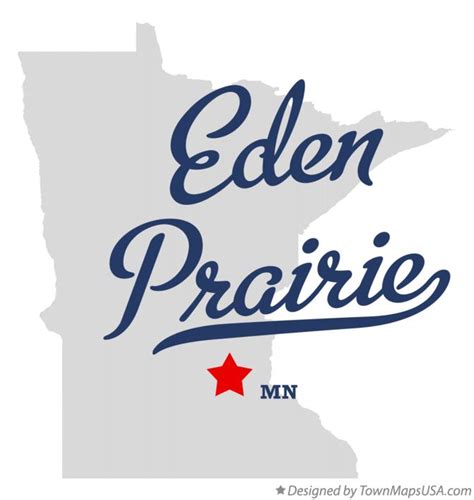 Map of Eden Prairie, MN, Minnesota