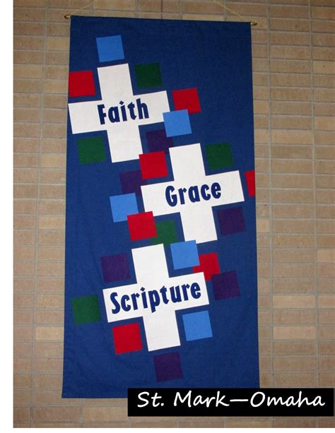 A banner to remember Martin Luther and the Reformation. Church Banners ...