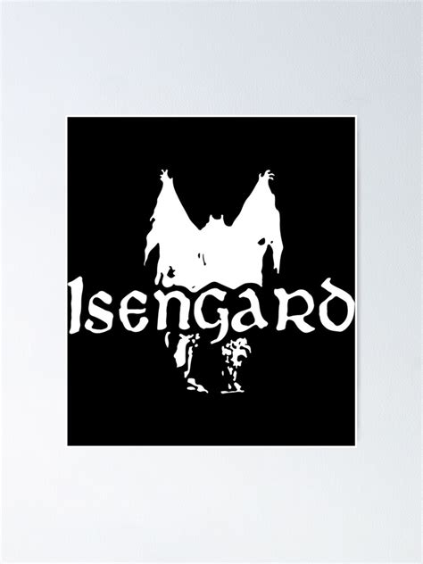 "Isengard Band Logo Teesshirts" Poster for Sale by erishbonil | Redbubble