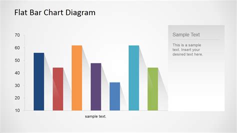 Flat Bar Chart Diagram for PowerPoint - SlideModel