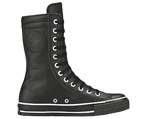 CONVERSE - CHUCK TAYLOR - Extra High Top - Leather - … - Gem