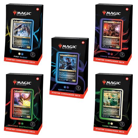 Magic: The Gathering Starter Commander Deck Bundle â€“ Includes all 5 Decks