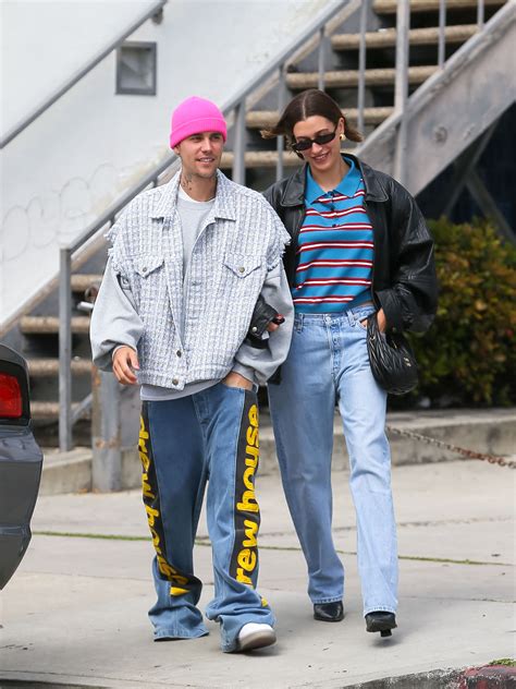 Justin and Hailey Bieber Are Finally Matching Their Outfits | GQ