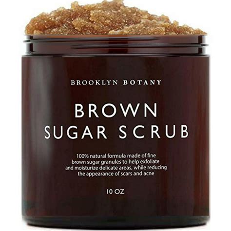 Brooklyn Botany Brown Sugar Body Scrub - Great as Face Scrub ...