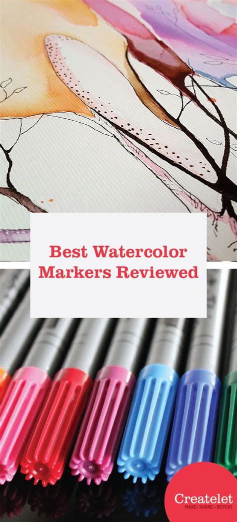 Roundup of the best watercolor markers reviewed. Perfect for beginners ...