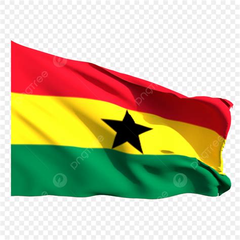 Ghana Flag Clipart Transparent PNG Hd, Ghana Flag Waving, Ghana Flag ...