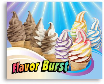 Burger King Ice Cream Cone Flavors - Burger Poster