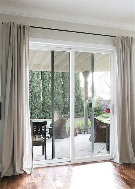 60 New Large Sliding Glass Door Curtain Ideas