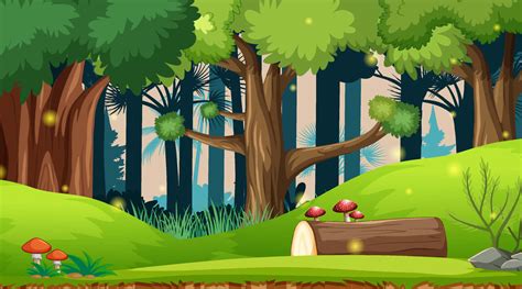 Download Explore Cartoon Forest and Discover its Magic | Wallpapers.com