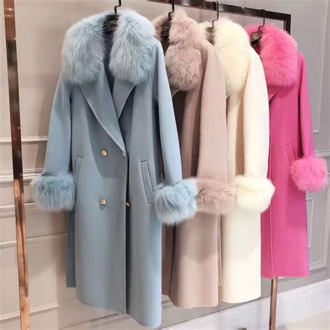 100% lamb wool Fashion Winter Lambs Fur Female Jackets Thicken Warm ...