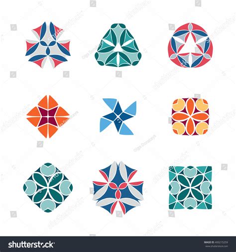 Vector Abstract Logo Design Elements Set Stock Vector (Royalty Free ...