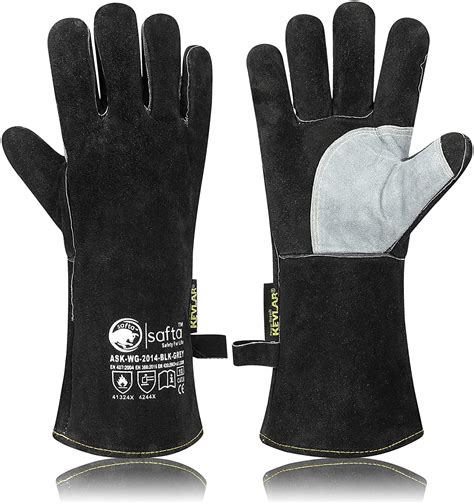 Welding Gloves | Heat Resistant | Kevlar® Stitched | Cow Leather ...