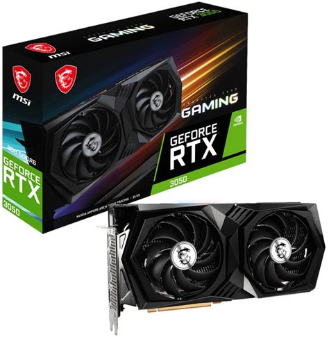 MSI GeForce RTX 3050 GAMING 8GB GDDR6 128-bit PCI-E 4.0 Desktop ...