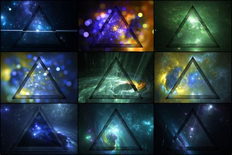 ArtStation - 30 Abstract Triangle Space Backgrounds | Artworks