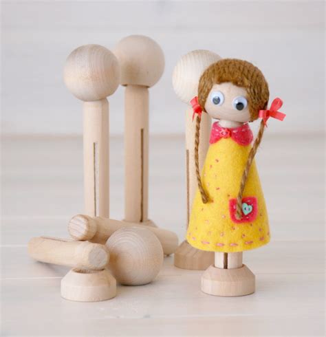 DIY Clothespin Doll - 30 Wooden Dolls - Wooden Clothespins Dolls DIY ...