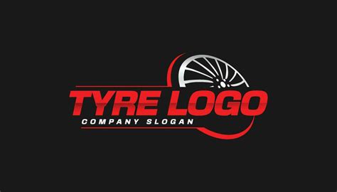 wheel tire logo with modern text and luxury look for tyre repair and ...