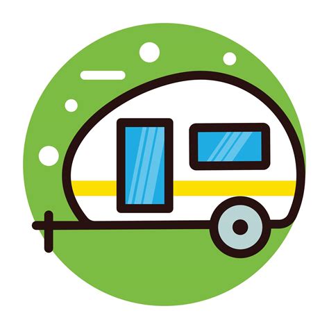 Tourer caravan vector 5405907 Vector Art at Vecteezy