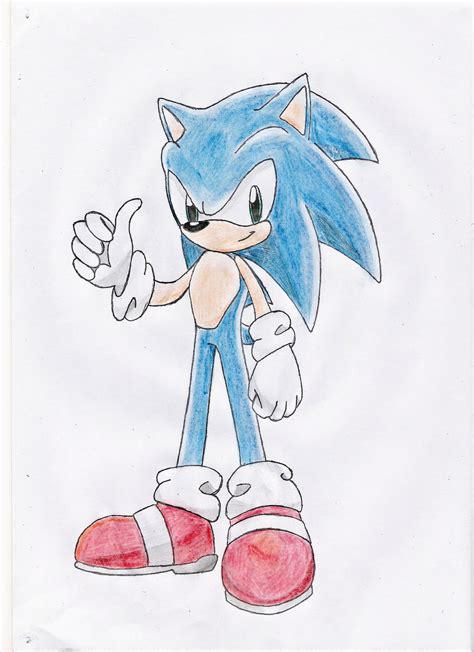 sonic the hedgehog drawing 2 by nothing111111 on DeviantArt