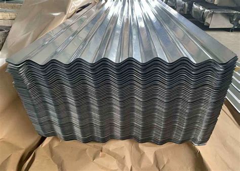 0.14-1.5mm Thickness Regular Spangle Galvanized Corrugated Metal ...