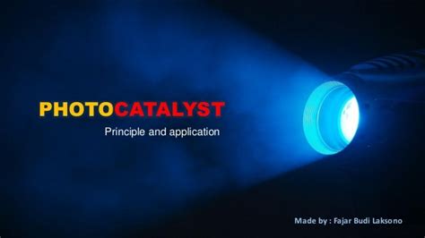 Photocatalyst Principle and Application