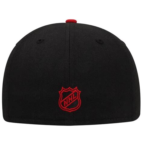 New Era Chicago Blackhawks 2-Tone 59FIFTY Fitted Hat - Black/Red - Shop ...