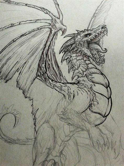 How to Draw a Dragon? 40+ Easy Dragon Sketches - HARUNMUDAK