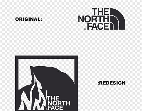 The North Face Design ー テ ィ ー Marka Tasarım Logosu, diğerleri, metin ...