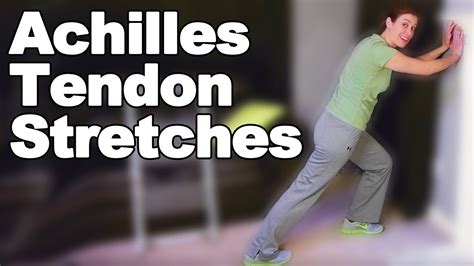 Achilles Tendon Stretches - Ask Doctor Jo - YouTube