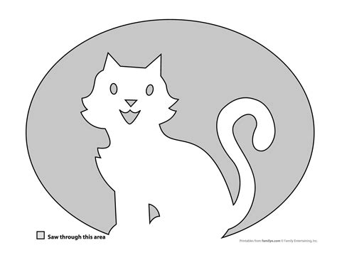 31 Free Pumpkin Carving Stencils of Cats for a Purrfect Halloween ...