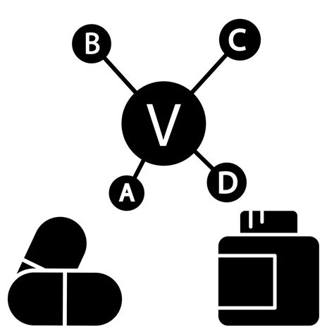 Vitamin icon vector. multivitamin illustration sign. immunity symbol ...