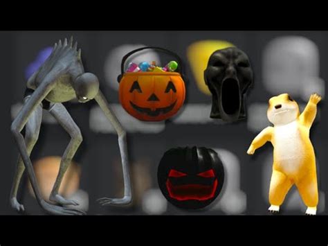 (Free item) How to get These Halloween items | roblox - YouTube